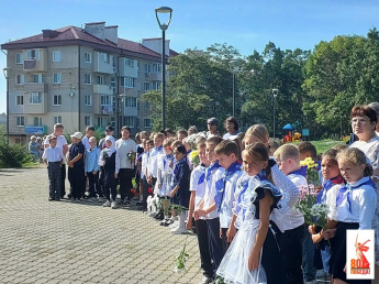3 сентября Торжественное мероприятие в честь окончания Второй мировой войны и Победы над милитаристской Японией состоялось в п. Южно-Морской